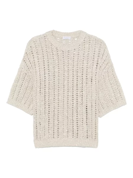 Tricou Brunello Cucinelli cu paiete