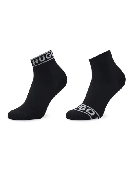 HUGO Skarpety w 2P SH LOGO CC W Kobiety czarny|biały czarne