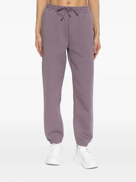 Τρέξιμο παντελόνι Adidas By Stella Mccartney με κορδόνι μωβ