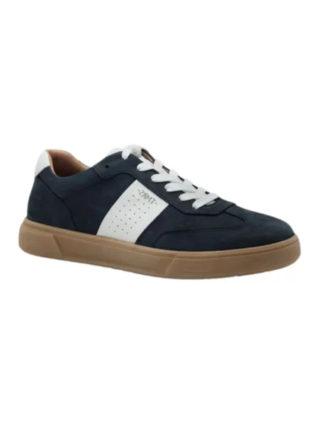 Sneakersy Tamaris skórzane niebieskie