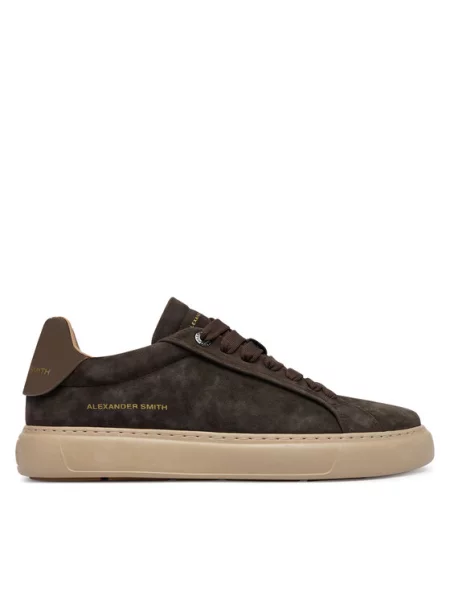 Sneakersy Alexander Smith hnědé