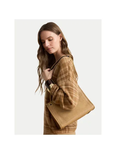 Lauren Ralph Lauren Shopper torba BRDLY devine dlake camel smeđa