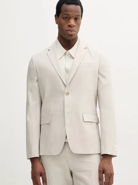 Calvin Klein blazer din amestec de in bej