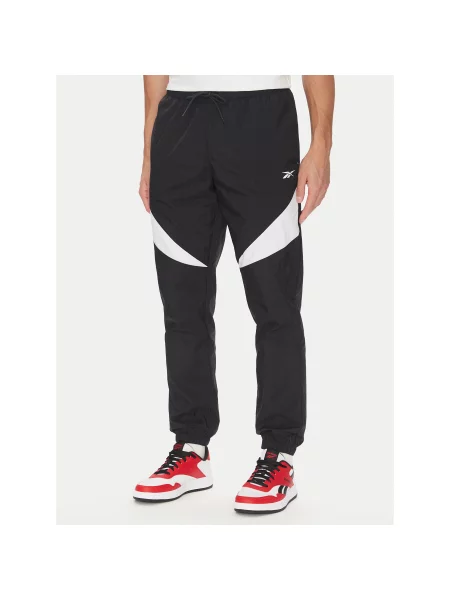 Reebok Melegítő alsó Regular Fit fekete
