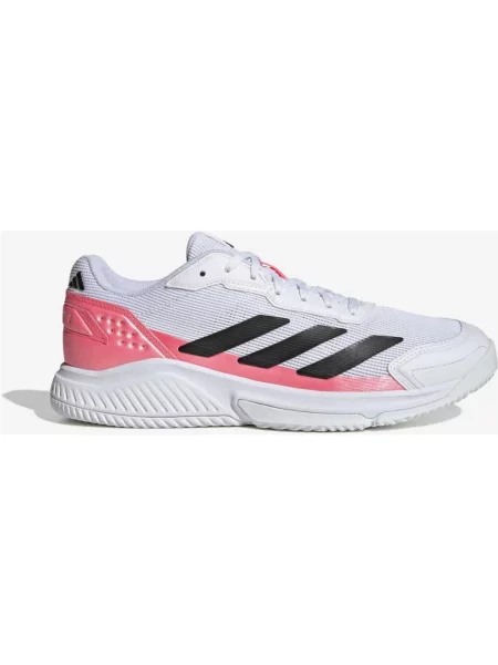 Buty do biegania adidas Courtquick czarny różowy biały