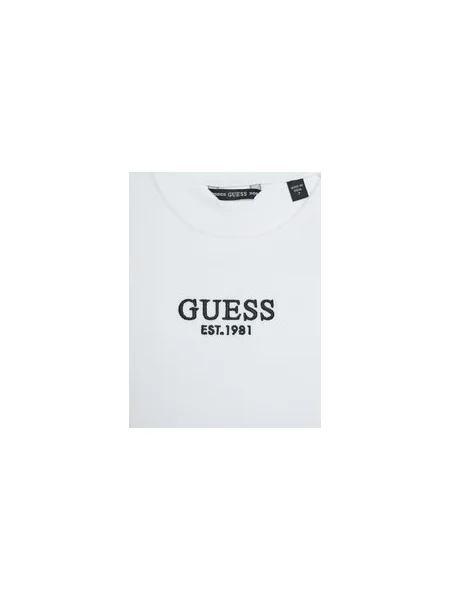 Guess Felső Regular Fit fehér