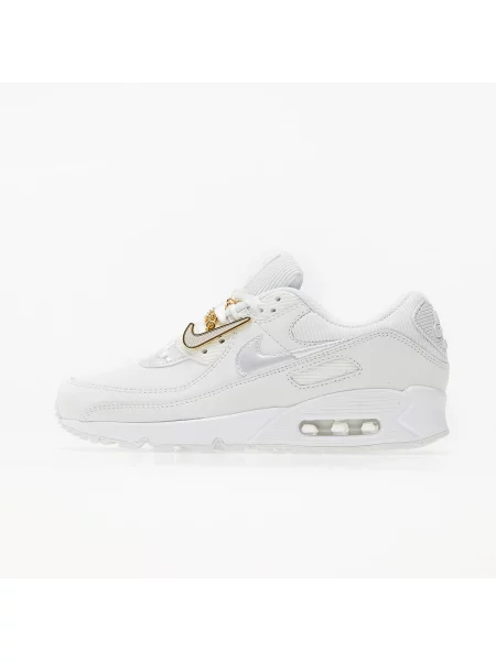Sneakers Nike Wmns Air Max 90 Summit White/ Summit White-Dark Beetroot EUR 39 alb