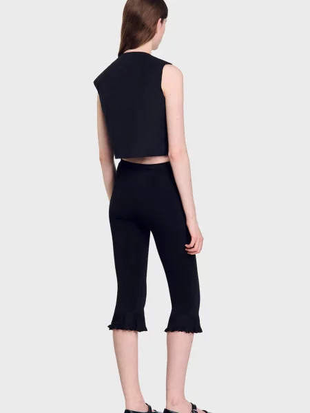 Жилет Sandro чорний