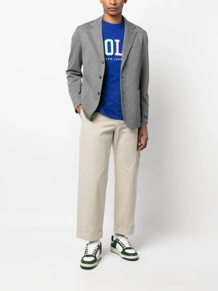 Hlače Polo Ralph Lauren siva