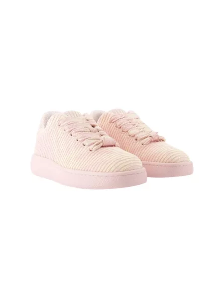 Sneakersy Burberry skórzane różowe