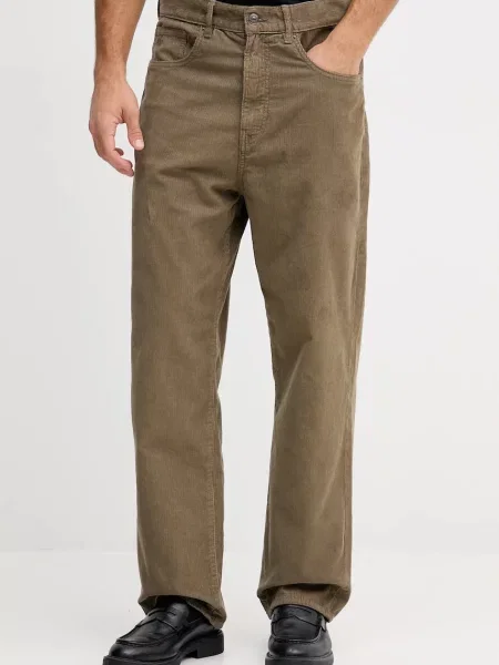 Manšestrové kalhoty Armani Exchange zelená