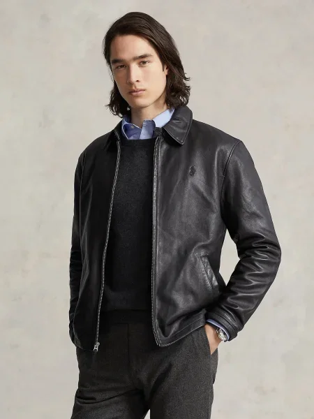Polo Ralph Lauren Prechodná bunda čierna