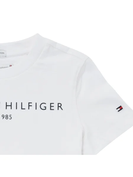 Tricou copii Tommy Hilfiger alb