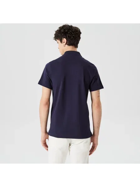 Поло Lacoste синее
