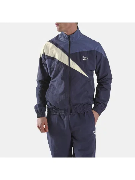 Reebok Vector Tracktop bluza sportowaunisex VECTOR NAVY/LEGACY BLUE/LINEN Size: XS niebieska