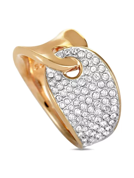 Inel Swarovski roz