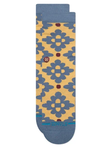 Stance Nogavice Ceramic Crew indigo / rumena / jajčevec / oksid bela