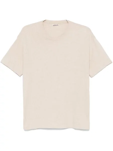 Tricou Auralee cu decolteu rotund fără sudură