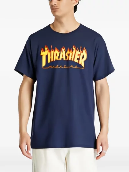 Marškinėliai Thrasher mėlyna