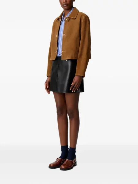 Geanta de piele Claudie Pierlot maro