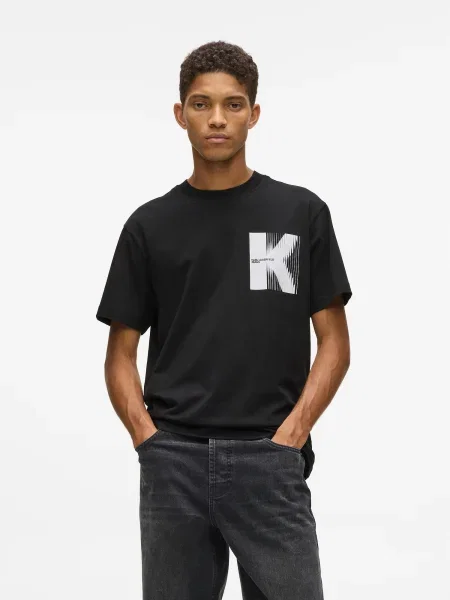 Karl Lagerfeld Jeans Tricou negru