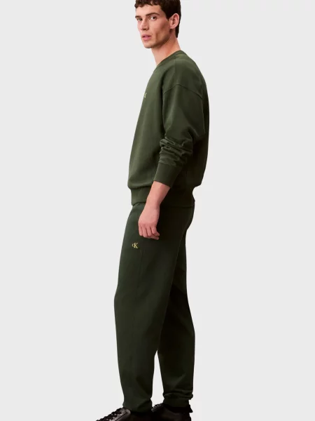 Штани Calvin Klein Jeans зелені