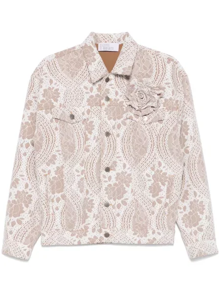Kurtka jeansowa Giuseppe Di Morabito koronkowa