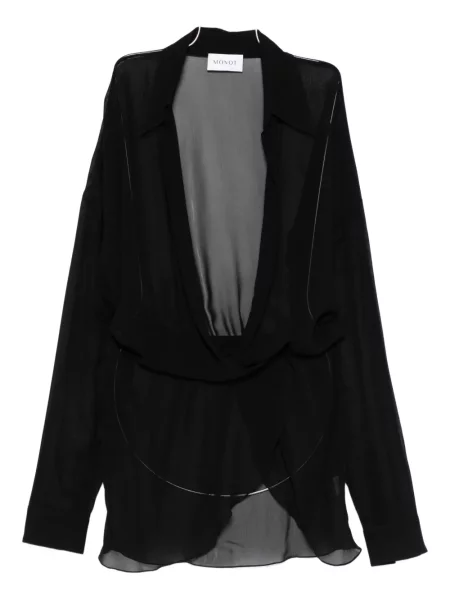 Mała sukienka mini Monot garniturowa mini czarna