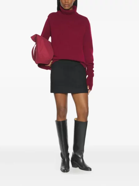 Fusta mini Maison Kitsune negru