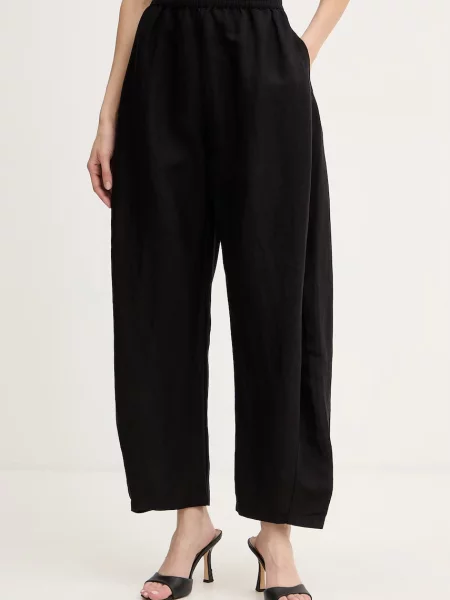 BOSS Orange pantaloni cu in C Talinen negru