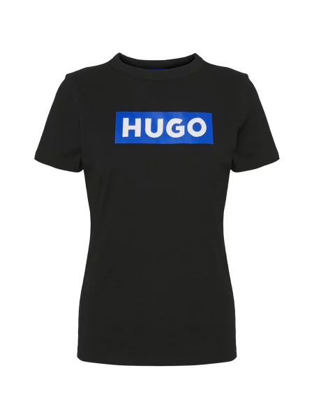 Hugo Blue Tricou Classic Tee_B | Regular Fit alb