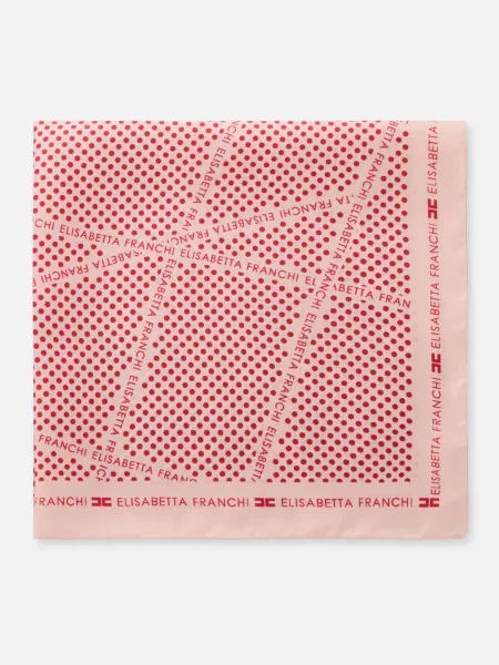 Хустка Elisabetta Franchi рожева