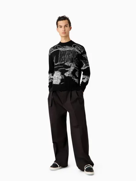 Свитер Emporio Armani черный