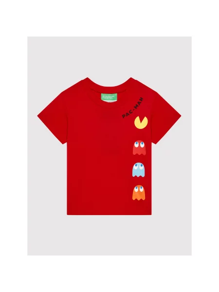 United Colors Of Benetton T-shirt PAC-MAN crvena
