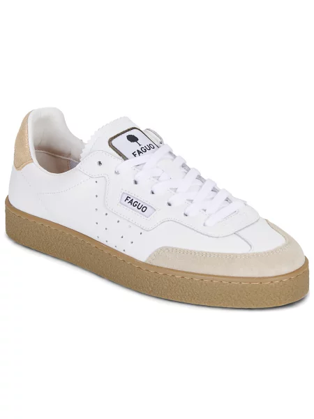 Pantofi Faguo alb