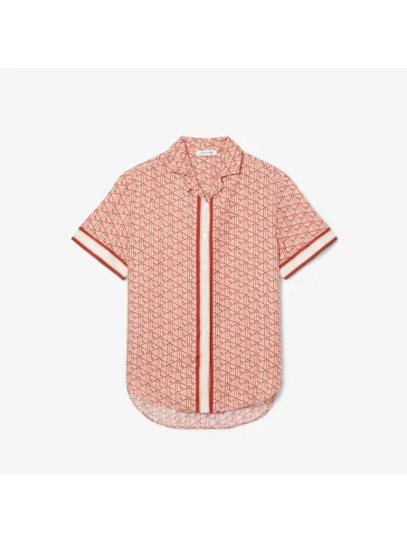Рубашка Lacoste бежевая