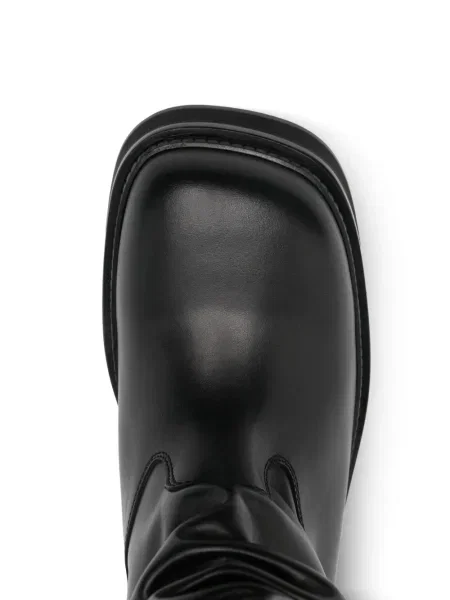 Cizme The Attico din piele negru