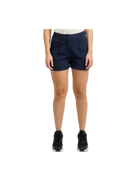 Szorty GUESS Sarah Pique Shorts Daring Ocean L niebieskie