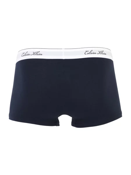 Calvin Klein Underwear Boxerky modrá / sivá melírovaná čierna