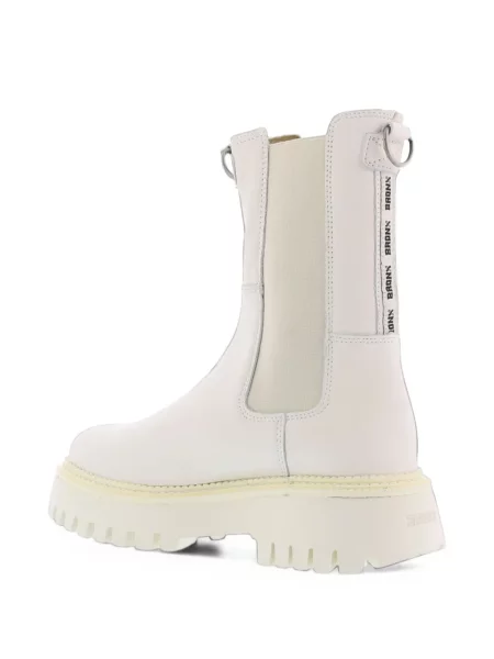 Botine chelsea Bronx chunky alb