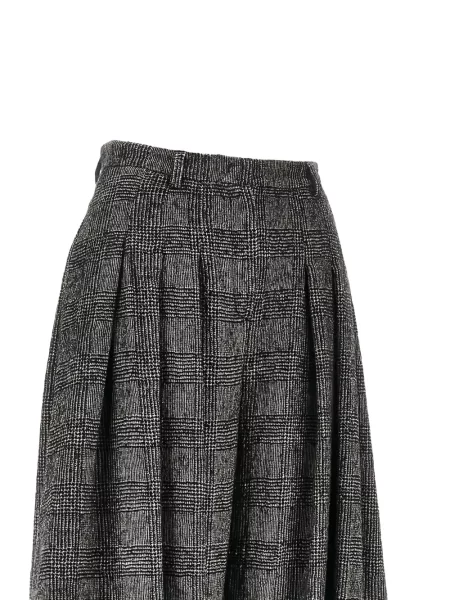 Καρό παντελόνι Emporio Armani γκρι