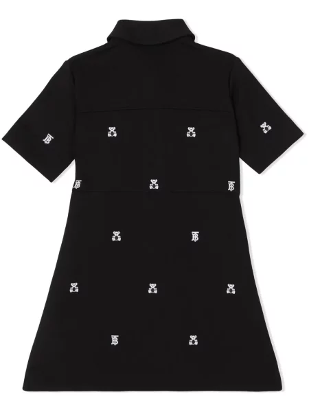 Rochie tip cămașă copii Burberry negru