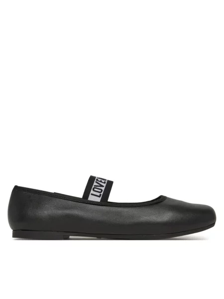 Baleriny LOVE MOSCHINO czarne