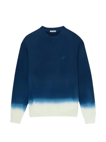 Hanorac Jw Anderson cu broderie albastru
