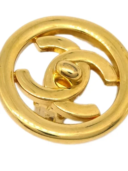 Náušnice Chanel Pre-owned zlaté