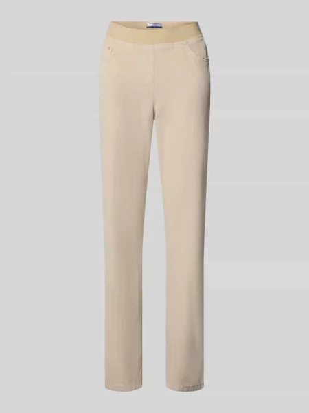 Dżinsy o kroju slim fit z mieszanki bawełny i model Pamina' Raphaela By Brax