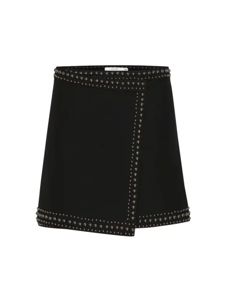 Spódnica Gestuz asymetryczna z ćwiekami czarna