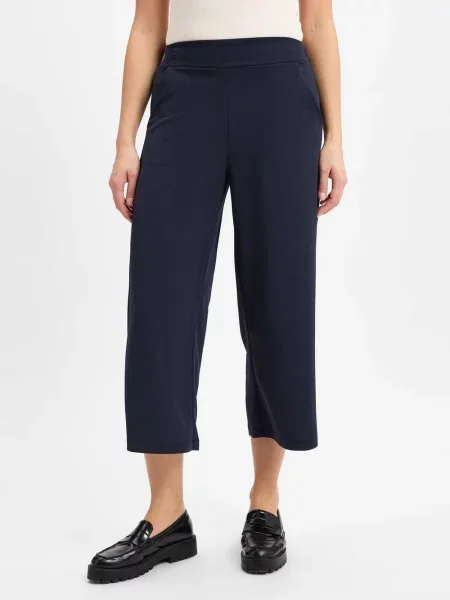 Soyaconcept® Spodnie culottes Siham Kobiety Sztuczne włókno jednolity XL niebieski