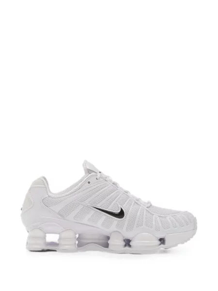 Tricou Nike cu șireturi din dantelă alergare alb