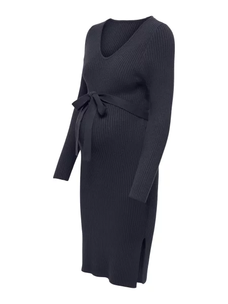 Only Maternity Rochie tricotat OLMKATIA' negru